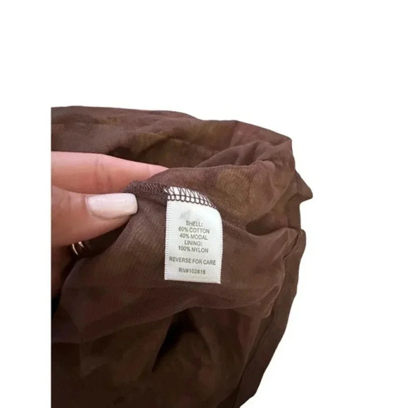 Garnet‎ Hill Womens Printed Surplice V-Neck Short Sleeve Fit & Flare Dress XS - Picture 4 of 9